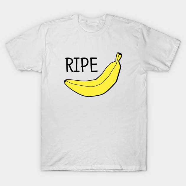 Ripe Banana T-Shirt by AliJun